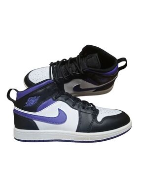 Jordan Kids Jordan 1 Mid "Dark Iris" Sneakers Sz 3y